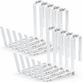 Layhit 10 Pcs Adjustable Planter Box Brackets Universal Heavy Duty Flower Box by ShungLan
