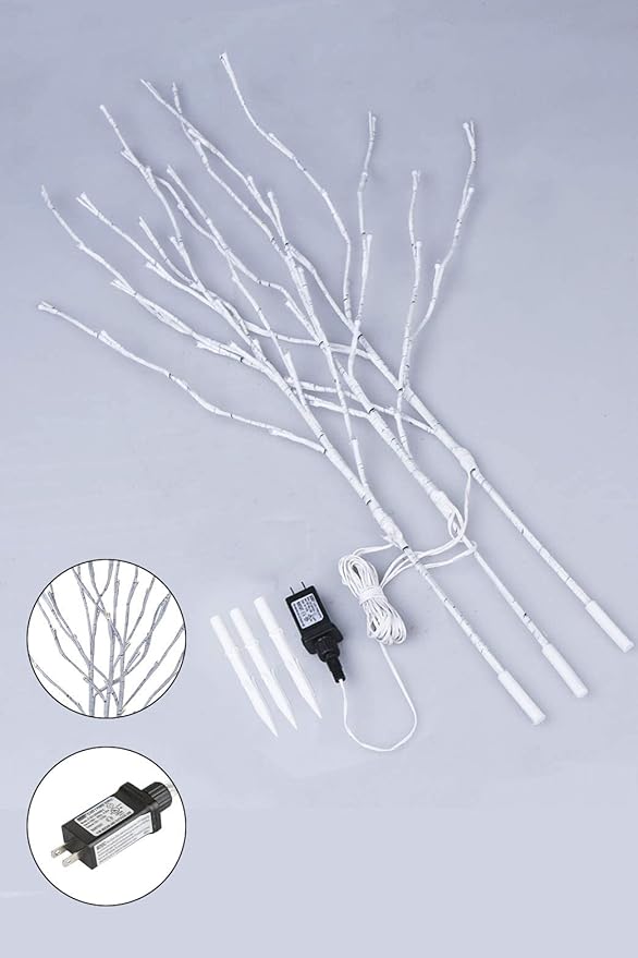 Vanthylit 3PK 30'' Lighted Birch Twig Branches - Image 7