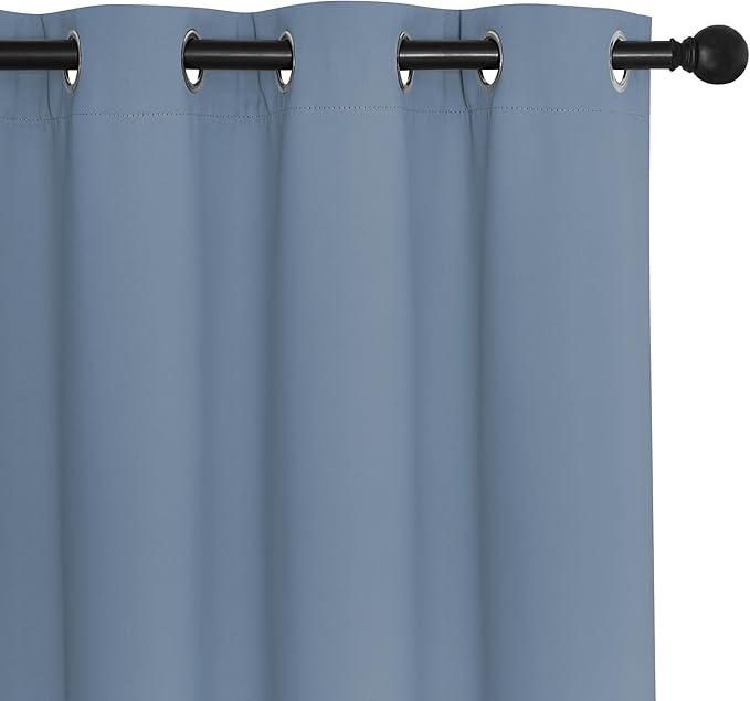NICETOWN Blackout Drapery Curtain Panel 90 inches Long - Image 7