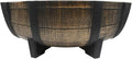 The HC Companies Whiskey Barrel Planter Bowl by TheHCCompanies