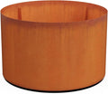 PLANTERCRAFT Corten Steel Metal Planter Box, Round Sizes, Modern Garden Steel by Plantercraft
