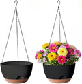 Set of 2-12 Inch Hanging Planter, Self-Watering Hanging Planters by LesOasis
