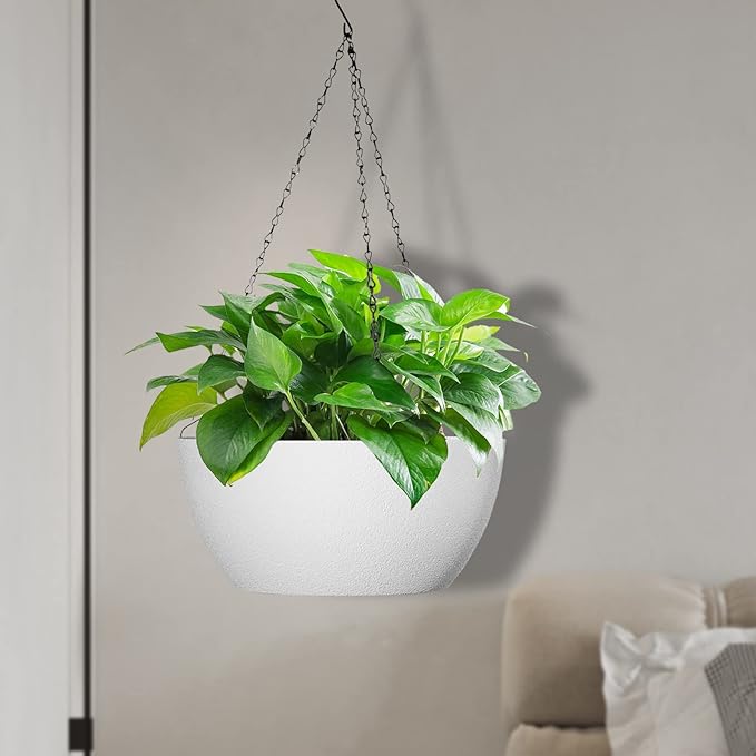 10 inch Hanging Planters for Outdoor Indoor Plants - Image 5