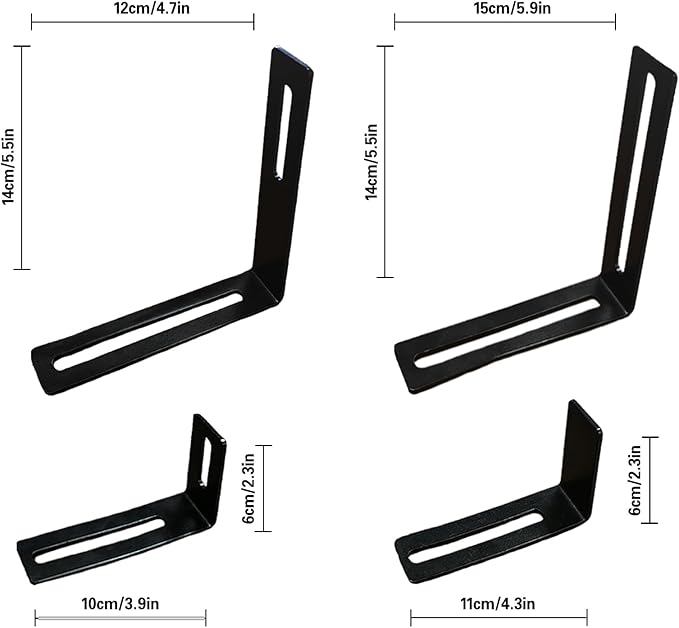 Adjustable Planter Box Brackets, Window Boxes Planters, Heavy-Duty Planters - Image 3