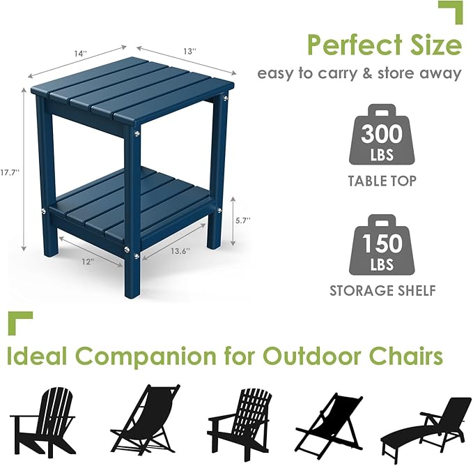 GREENVINES Outdoor Rocking Chair Set | 3-Piece | 2 Rocking Chairs - Image 4
