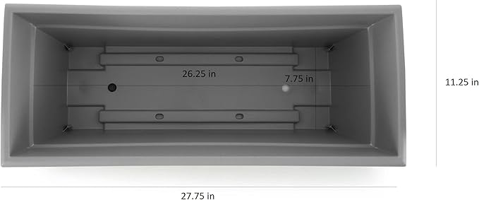 The HC Companies 28 Inch Romana Planter Box - Image 5
