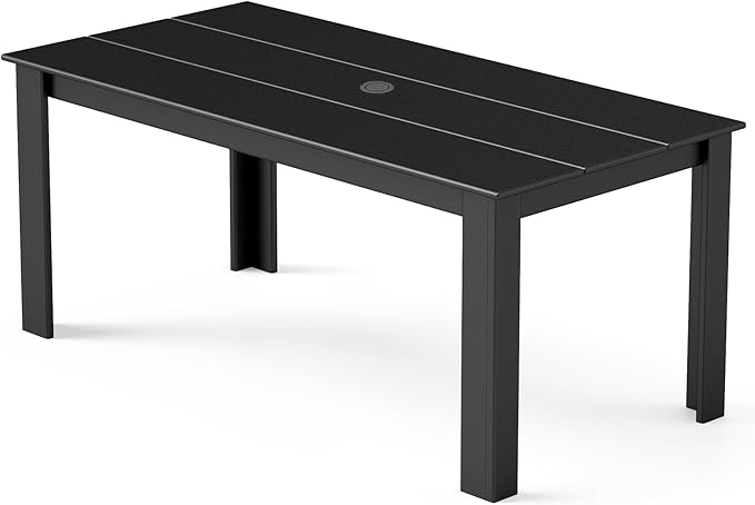 GREENVINES Outdoor Dining Table | 67’’ | HDPE | Rectangle Tables by GreenVines