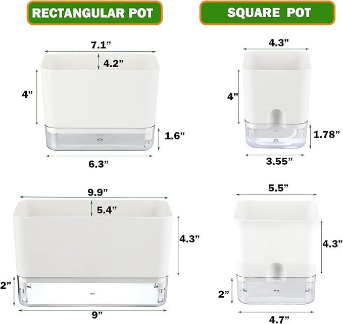 Planterhoma Self Watering Plant Pots - Image 3