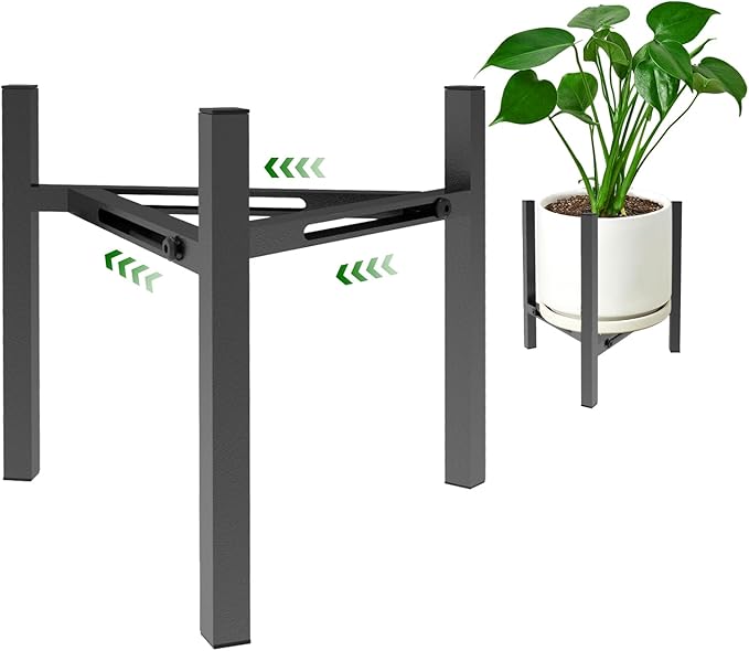 Airpark Plant Stand Indoor, Adjustable Metal Modern Plant Stands, Heavy Duty by Airpark