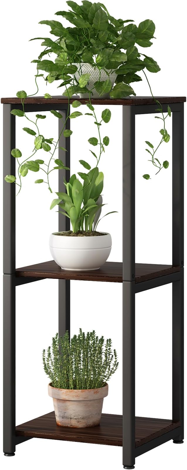 Plant Stand Indoor Corner Tall 3 Tier Metal Modern Flower Storage Plant Shelf by YIZAIJIA