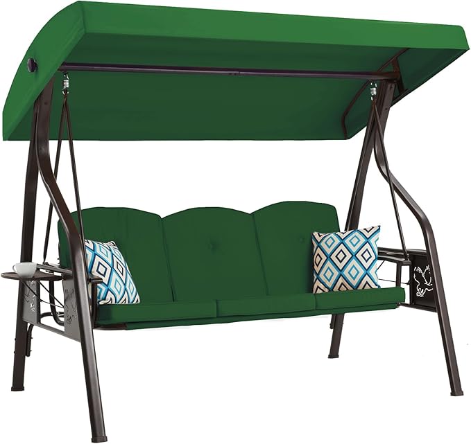 3-Seat Outdoor Porch Swing by zzw