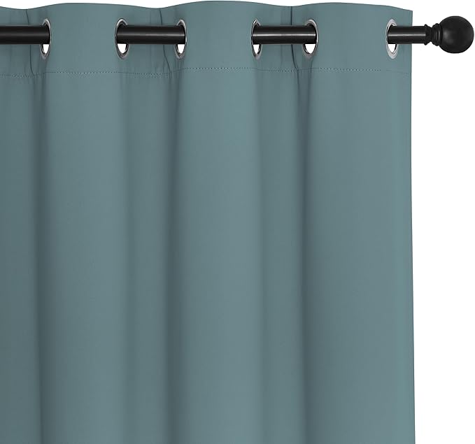 NICETOWN Blackout Sliding Glass Door Curtains, Room Darkening Thermal Insulated - Image 7