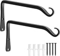 FEED GARDEN 2 Pack 8 Inch Hanging Plant Bracket Wall Hooks Decorative Plant by FEEDGARDEN