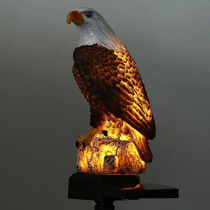Outdoor Solar Lights, Eagle Solar Lights Outdoor Waterproof Eagle Decoration - Image 4