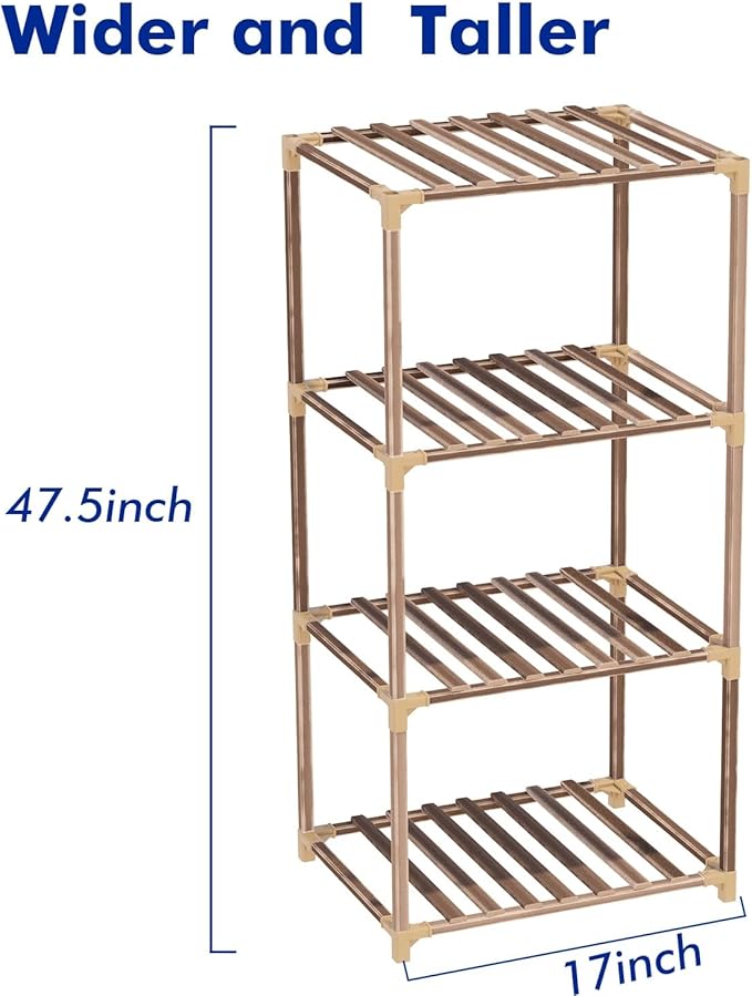 New England 4-Tier Wooden Plant Stand - Image 2