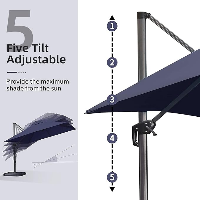 PURPLE LEAF 10' X 13' Patio Umbrella - Image 6