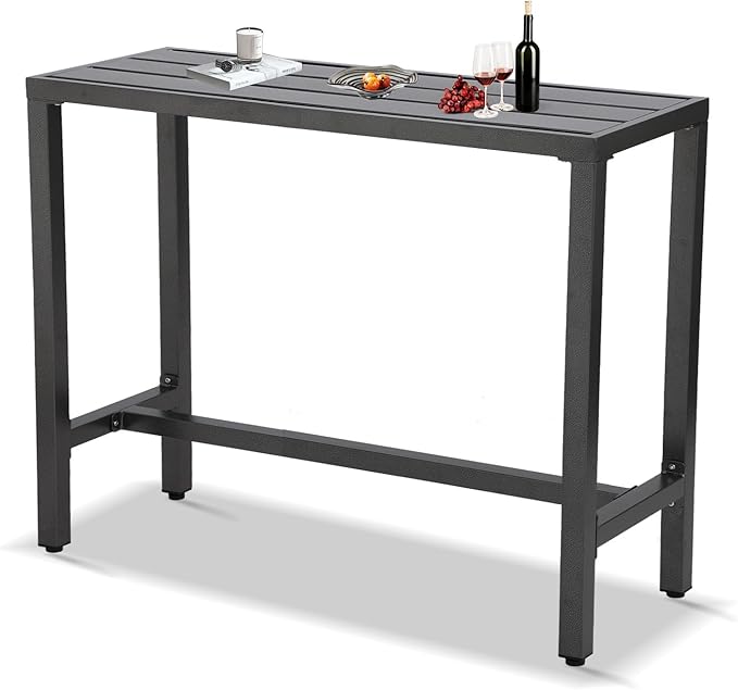 Outdoor Bar Table, Patio Console Pub Height Tables by Sumshadow