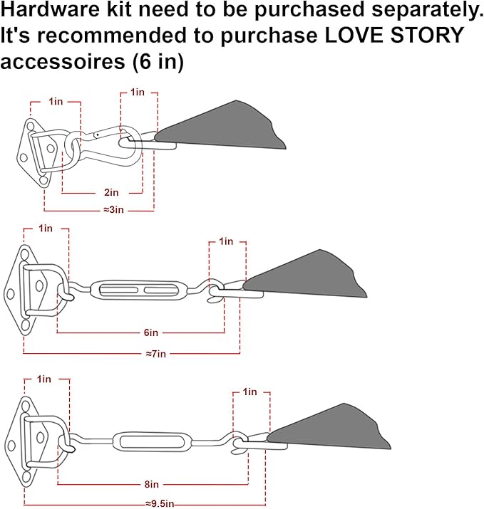LOVE STORY Custom Size 10'x12'x15.6' Turquoise Blue Sun Shade Sail Right - Image 3