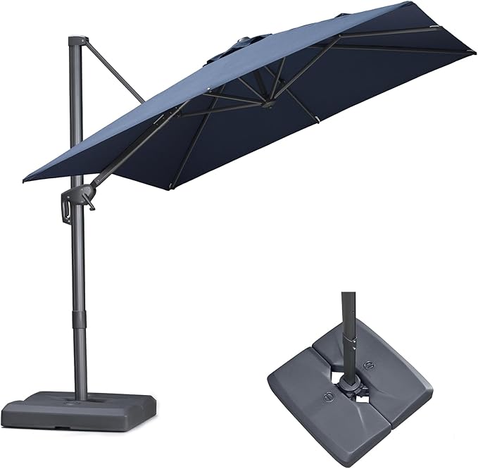PURPLE LEAF 10 FT Outdoor Umbrella by Unknown