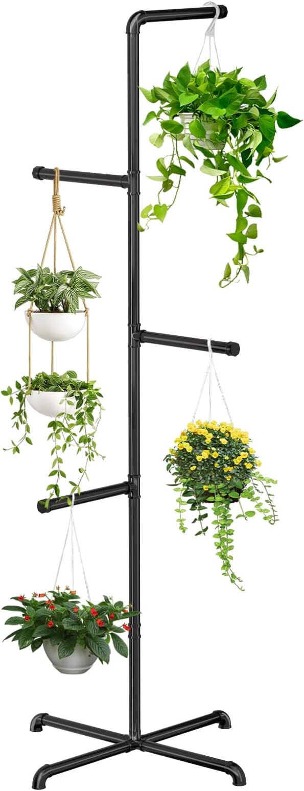 Hanging Plant Stand, Plant Hanger Indoor, Corner Hanging Plant Stand, Living by Chloraeon