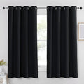 NICETOWN Black Out Curtains 63 inch Long by NICETOWN