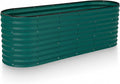 Plant & Plot Galvanized Raised Garden Beds Outdoor // 6×2×2 ft Planter Raised by PlantPlot