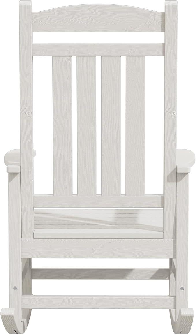 KINGYES HDPE Rocking Chairs Outdoor, Patio Rocking Chairs - Image 11