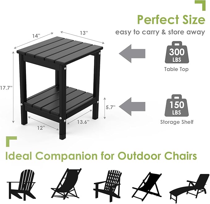 GREENVINES Outdoor Rocking Chair Set | 3-Piece | 2 Rocking Chairs - Image 4