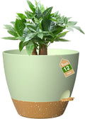 12 Inch Large Self Watering Pots, Flower Pots by Unknown