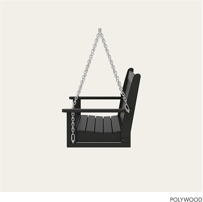POLYWOOD GNS60BL Vineyard 60" Outdoor Swing - Image 6