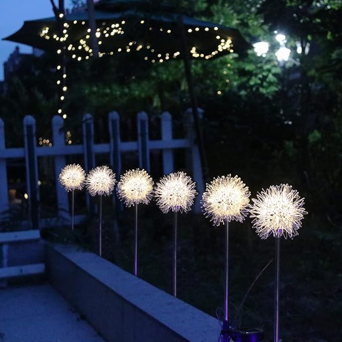 GUOCHENG Dandelion Solar Garden Lights Waterproof Outdoor LED Landscape Lights - Image 8