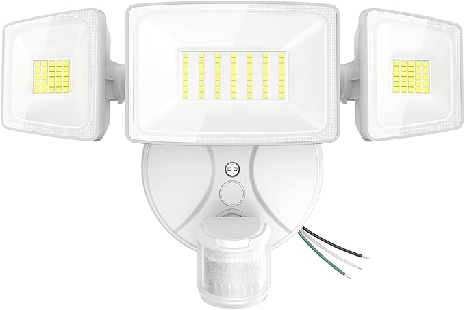 Onforu 75W LED Flood Light Motion Sensor Outdoor, 7000lm Dusk to Dawn Flood by Onforu