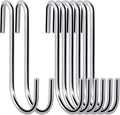 30 Pack Heavy Duty S Hooks Pan Pot Holder Rack Hooks Hanging Hangers S Shaped by ESFUN
