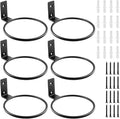 6 Pack 5 inch Flower Pot Holder Ring, Flower Pot Holder Ring Wall Mounted Set by Jiozermi