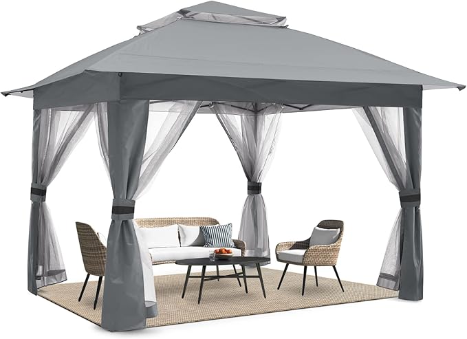COOSHADE 13x13 Pop Up Gazebo Tent Outdoor Canopy Patio Shelter by COOSHADE