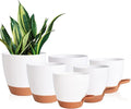 Flower Pots, 8/7/6.5/6/5.5/5 Inch Self Watering Planters by Vanslogreen
