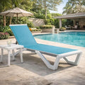 Kozyard Outdoor Chaise Lounge Chair, Full Flat Adjustable Patio Lounger by Kozyard