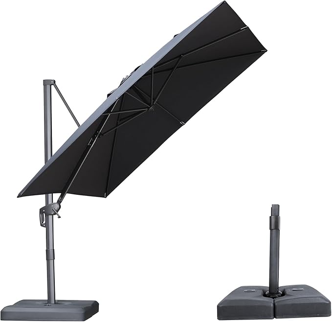 PURPLE LEAF 9 FT Outdoor Umbrella by Unknown