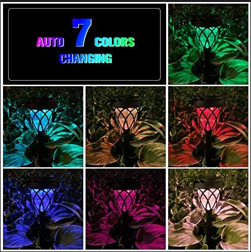EXCMARK 10 Pack Color Changing Solar Lights Outdoor Decorative - Image 2