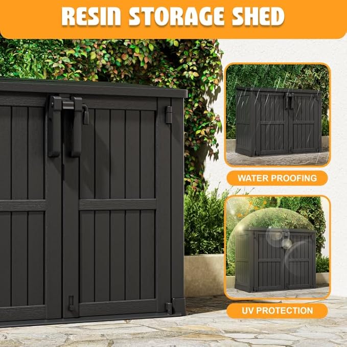 LHBcraft Outdoor Storage Cabinet 36 Cu Ft - Image 3