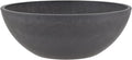 PSW Pot Collection M30DC 12-inch Plastic/Stone/Wood Composite Low Bowl Planter by PSW