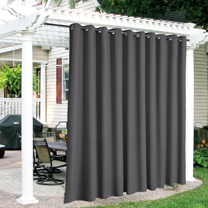 RYB HOME Extra Wide Outdoor Curtains by RYBHOME