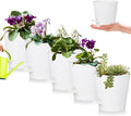 5 Pack 5 inch Self-Watering Pots, African Violets Planter by zople