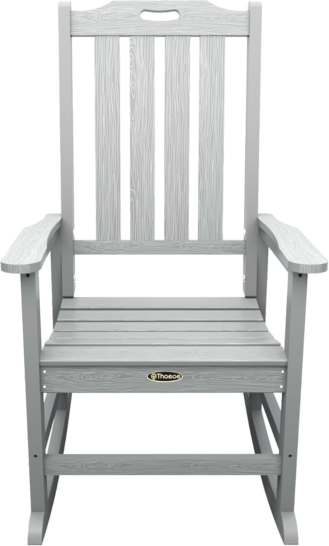 Oversized Rocking Chair Set of 8, Outdoor Rocking Chair - Image 4