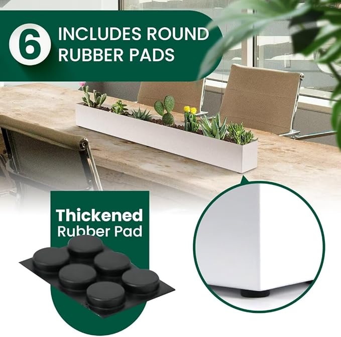 Window Sill Planter Box Trough Rectangle Planter Long Window Planters Modern - Image 4