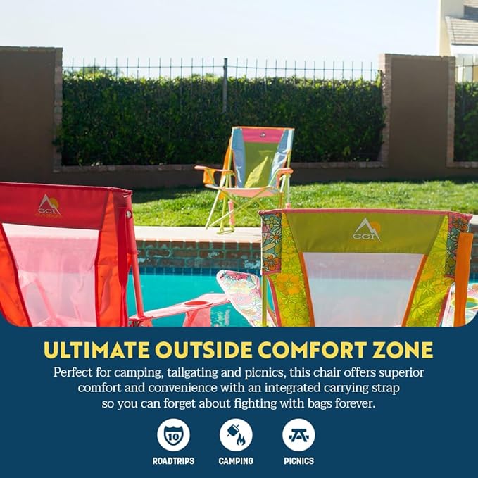GCI Outdoor Comfort Pro Rocker Camping Chair | Portable Folding Rocking Chair - Image 3