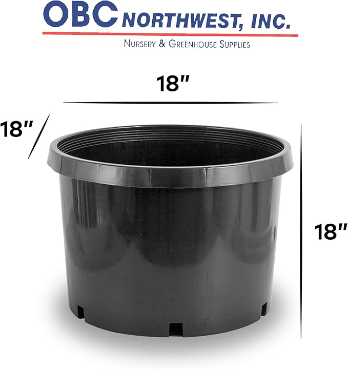 Pro Cal 10 Gallon Premium Nursery Plastic Planter Flower Herb Vegetable Garden - Image 2
