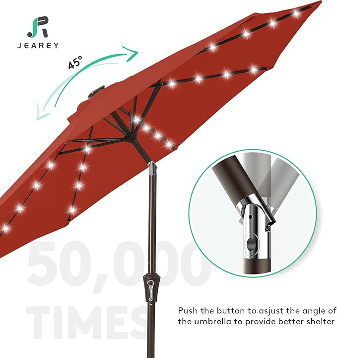 JEAREY 9FT Outdoor Patio Umbrella - Image 7