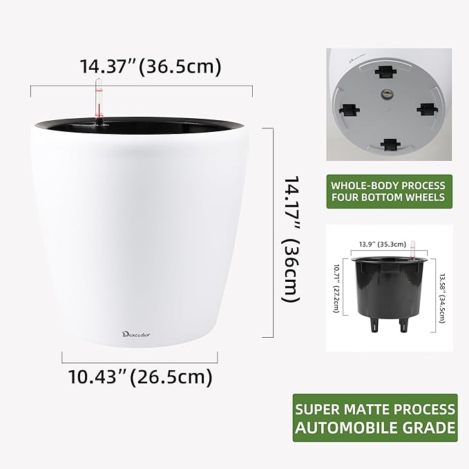 Dexceder 15x14 Self Watering Planter - Image 3