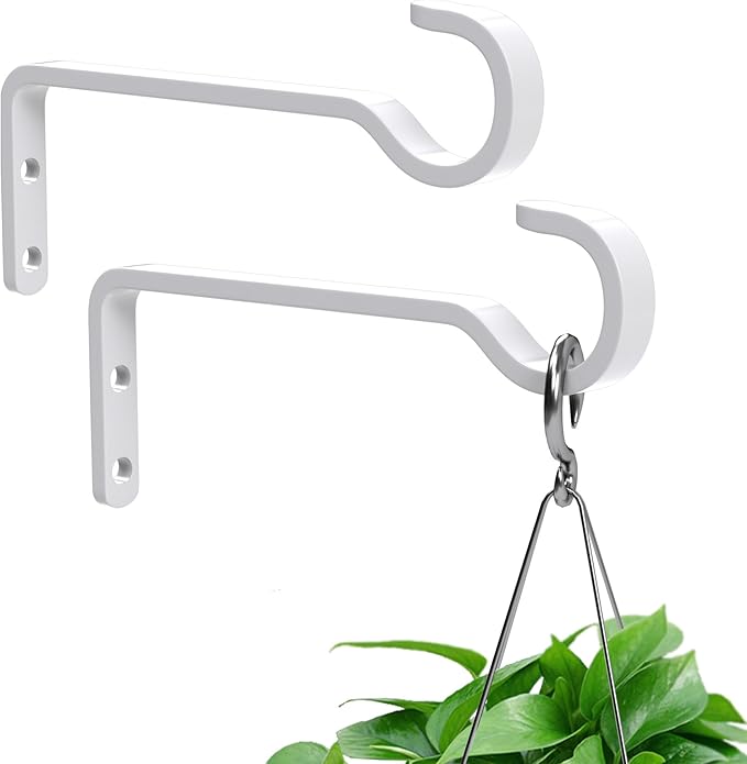 6 Inch 2 Pack Heavy Duty Outdoor Plant Hangers - Image 7